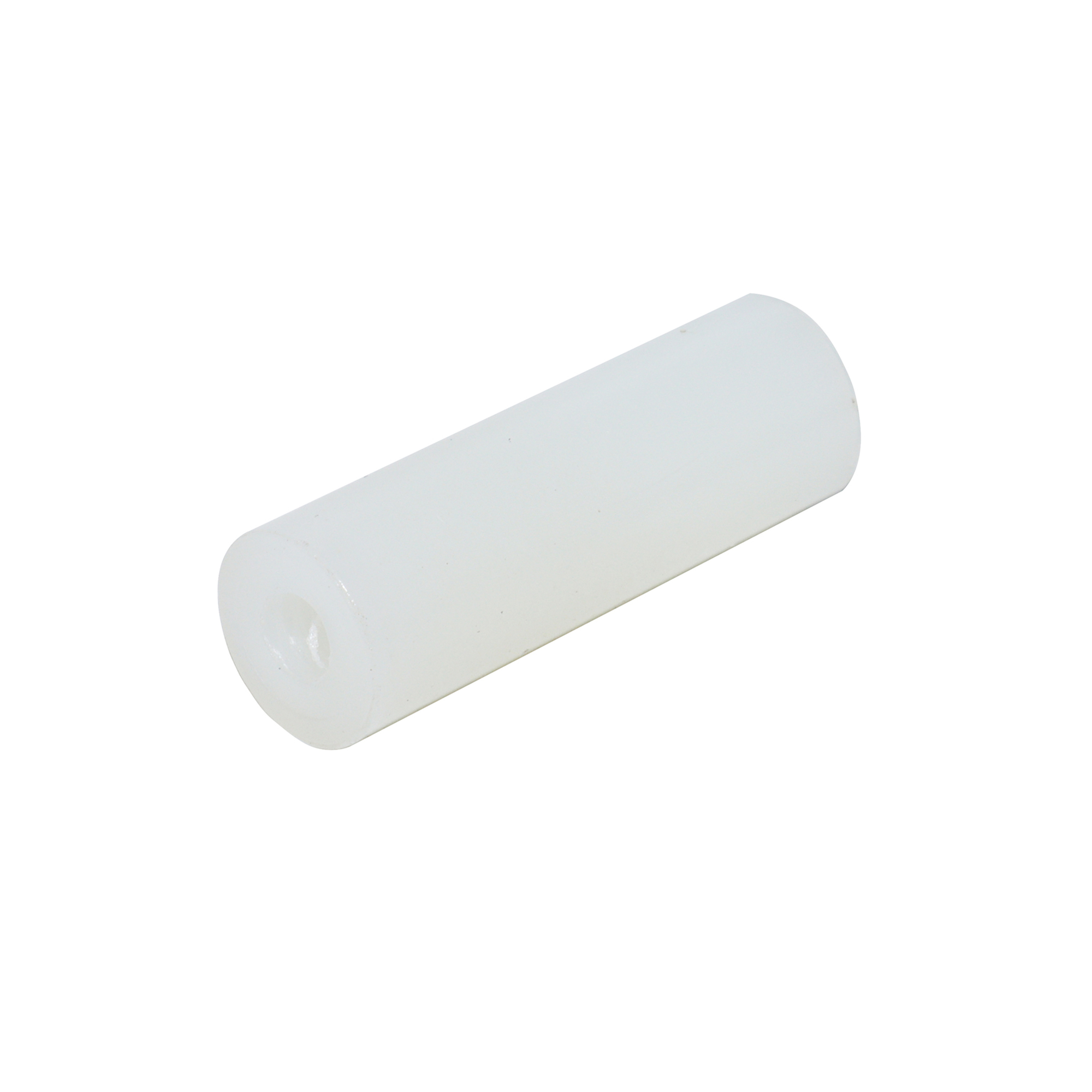 Female Threaded Round Standoff - Nylon - 3/16" OD x 1/2" Long - 4-40 Thread, 1000/CTN